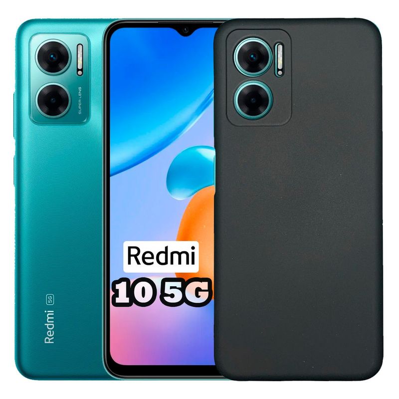 JOIGO - Carcasa Para Xiaomi Redmi 10 5G 2022 Negro