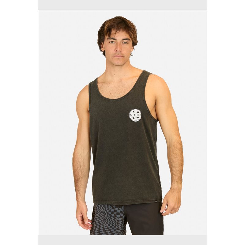 MAUI AND SONS - Polera SM Vintage Negro Hombre Maui And Sons