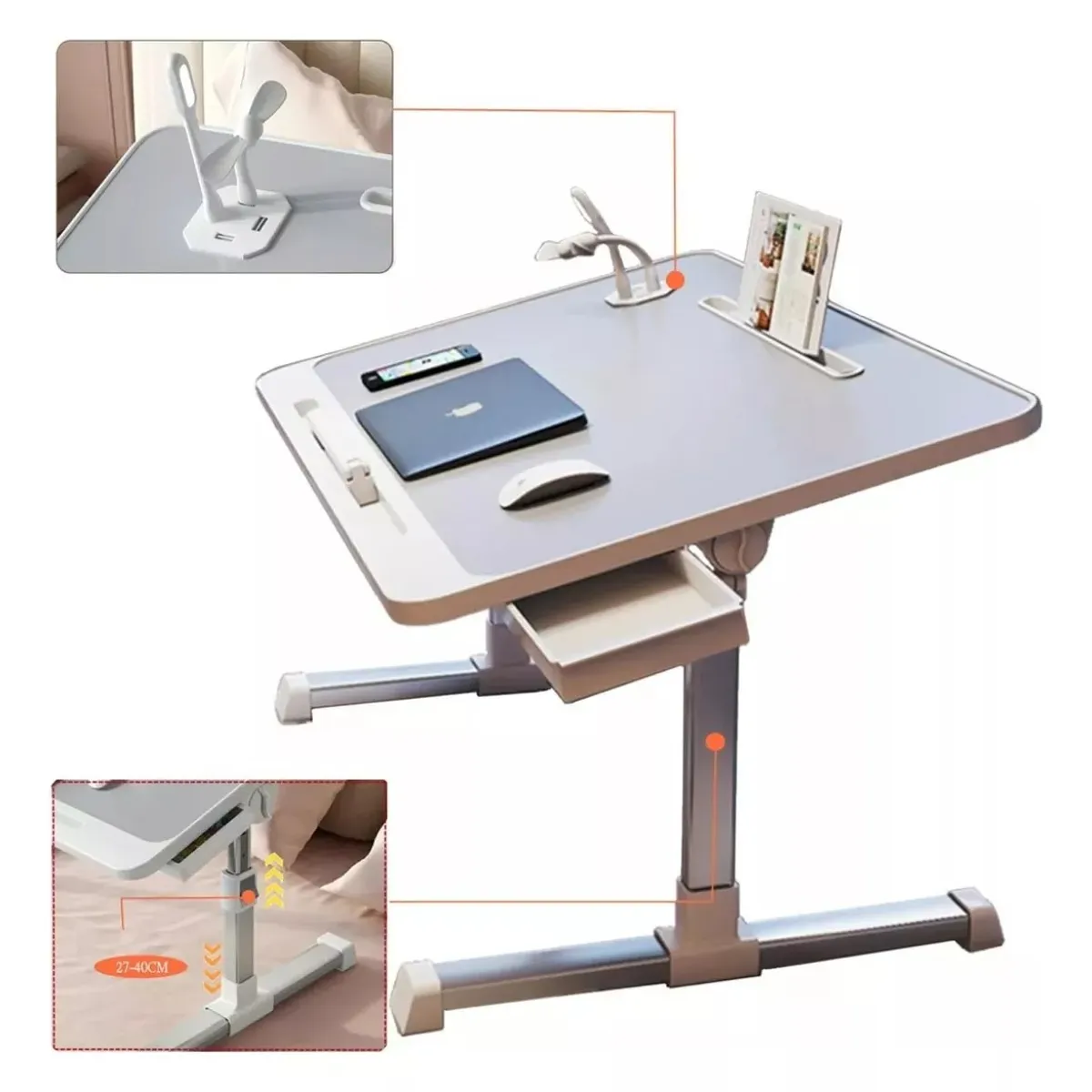 MUNDO MAGIA - Mesa Plegable De Elevación De Computadora Para Cama