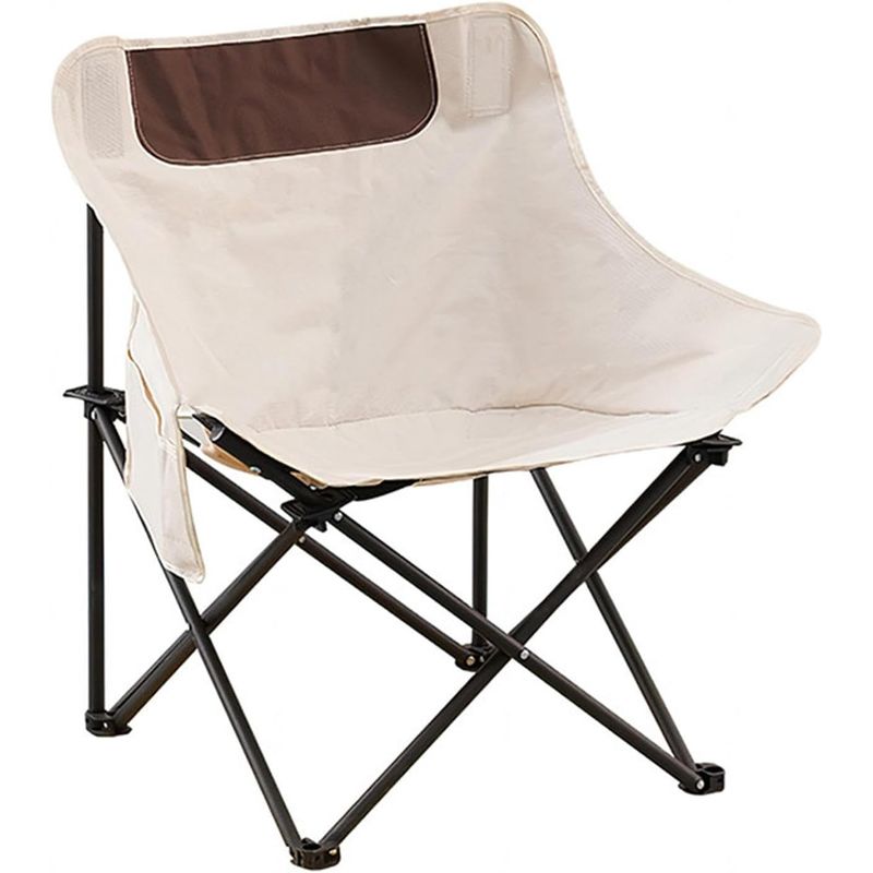 GENERICO - SILLA PLEGABLE MULTIFUNCIONAL PARA ACAMPAR COLOR BLANCO