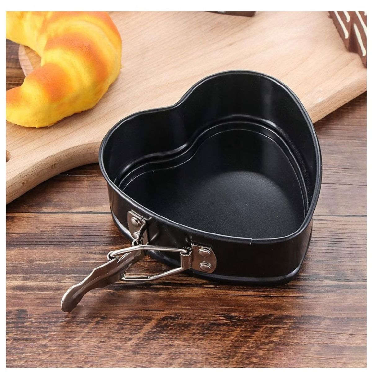 GENERICO - Molde Para Torta Queque Corazón Pequeño Repostería