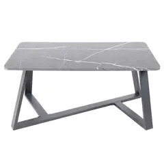KLIK - Mesa de centro marmol MDF Gris 100x50
