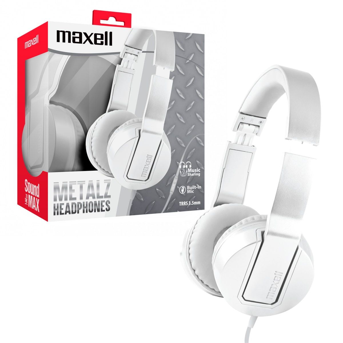 MAXELL - Audifonos Headphone Ajustable Manos Libre Sms-10 Maxell