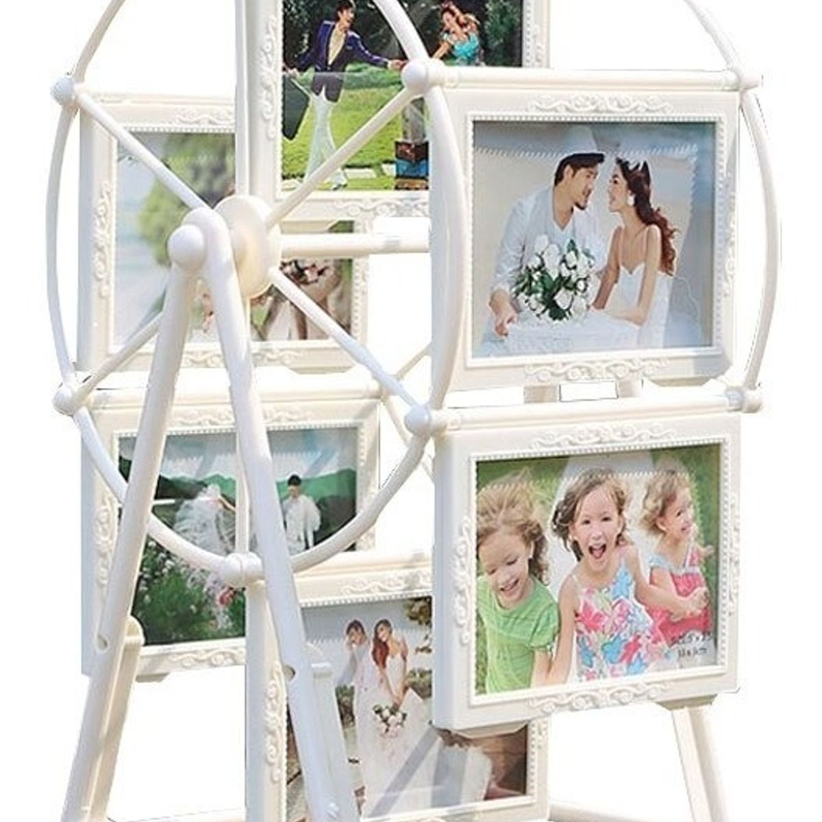 GENERICO - Rueda Porta Retrato Giratorio 12 Fotos De Escritorio..