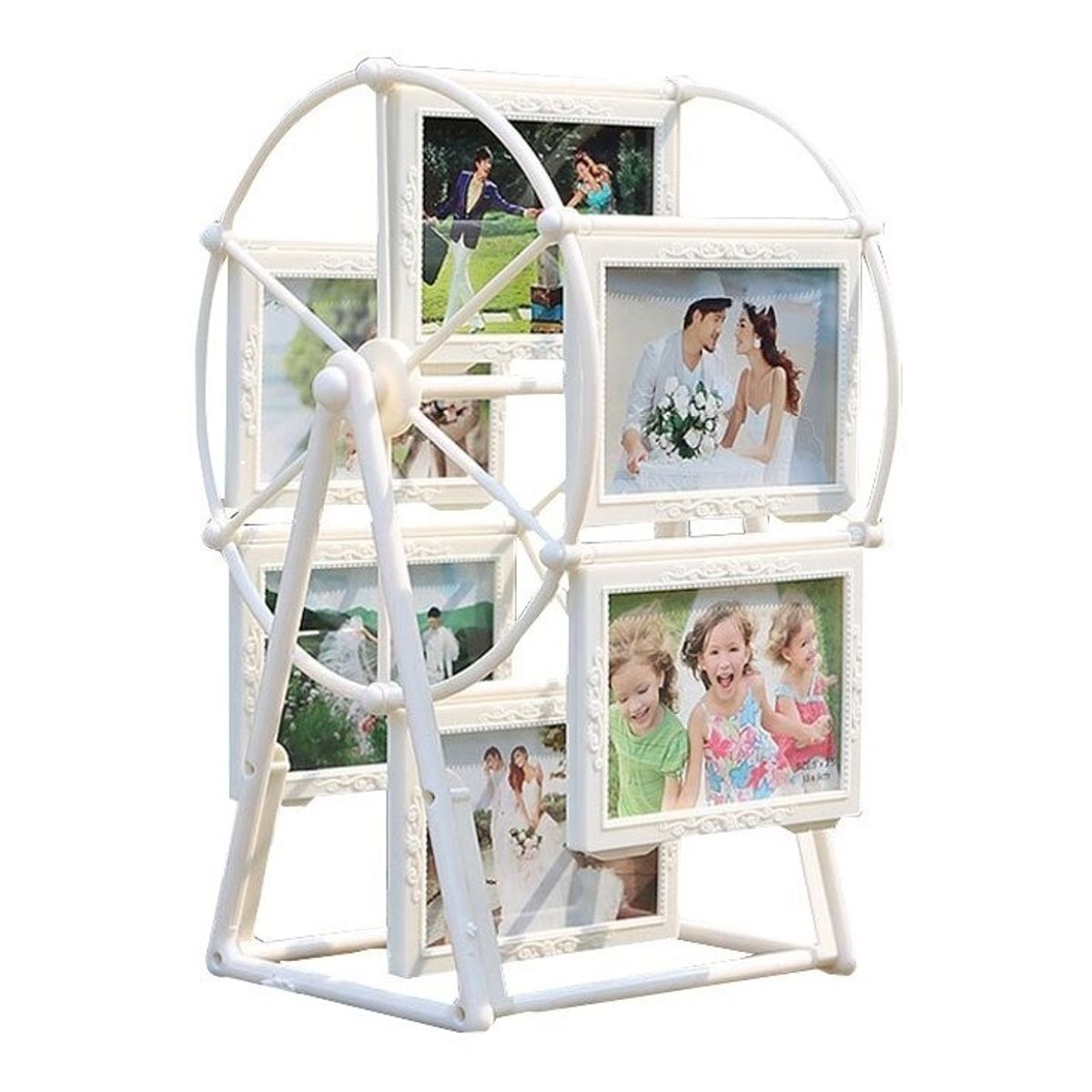 GENERICO - Rueda Porta Retrato Giratorio 12 Fotos De Escritorio..