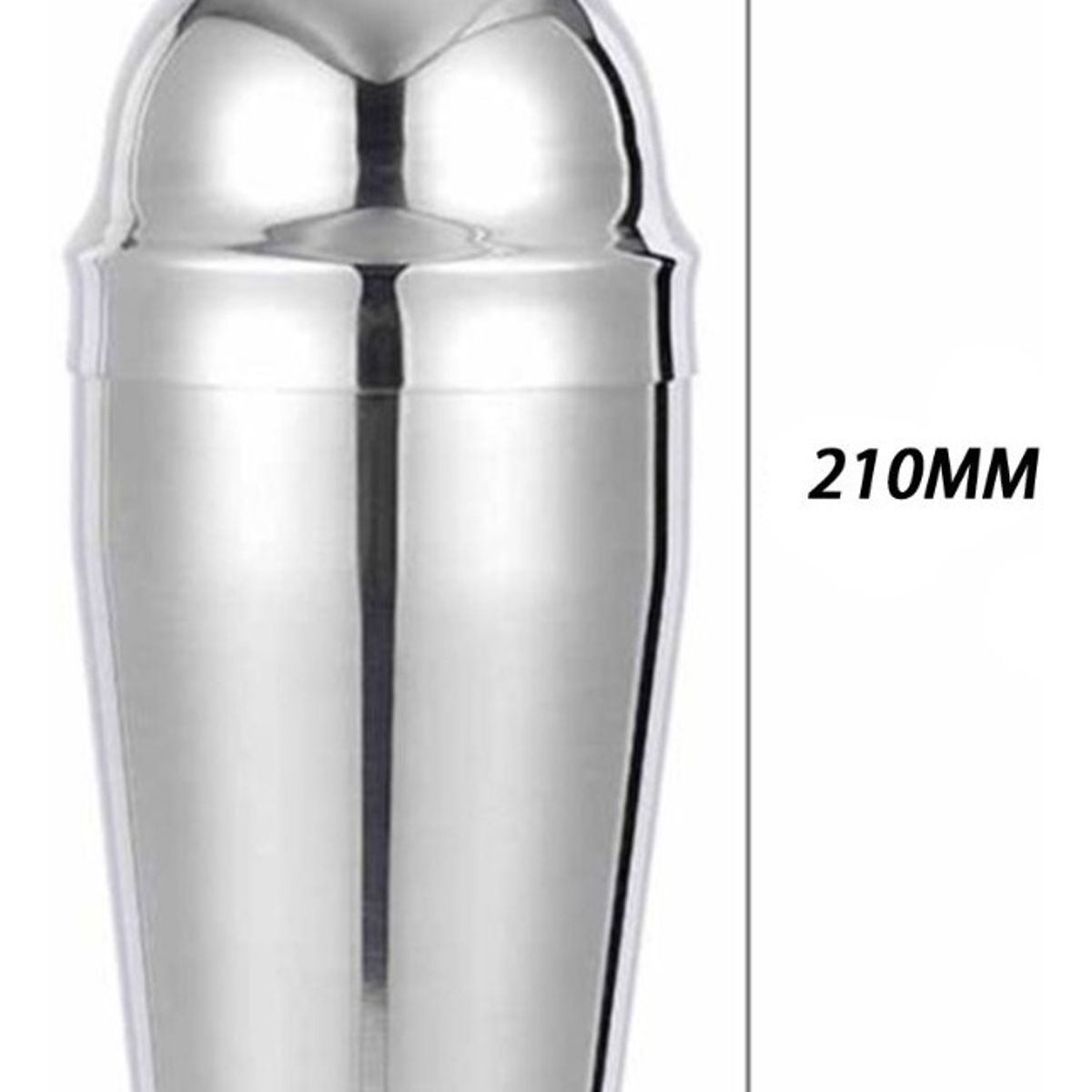 GENERICO - Coctelera Mezclador De Bebidas De Acero.