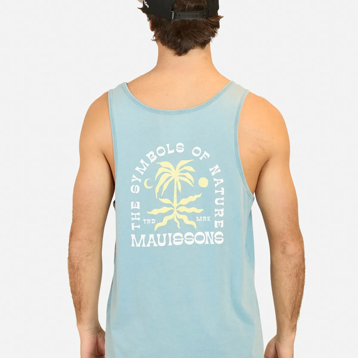 MAUI AND SONS - Polera SM Symbols Of Nature Celeste Hombre Maui And Sons