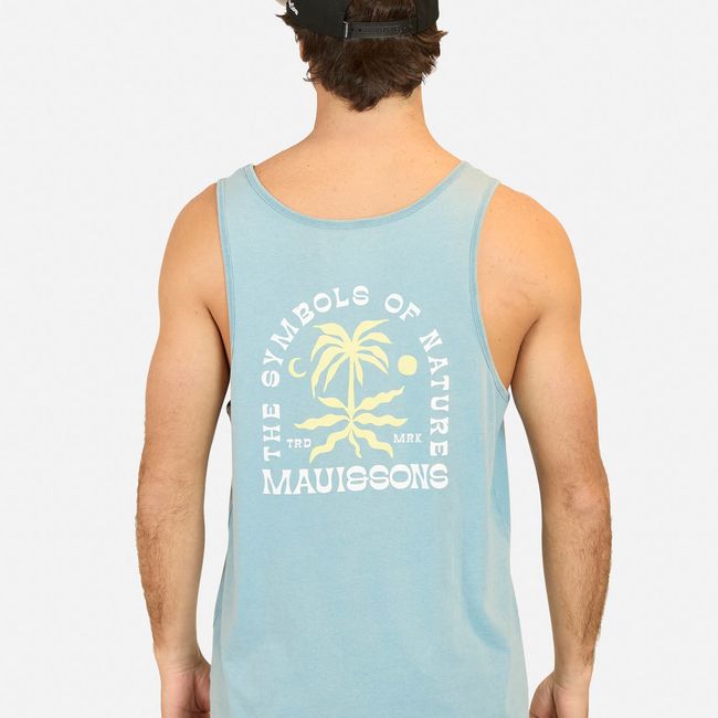 MAUI AND SONS - Polera SM Symbols Of Nature Celeste Hombre Maui And Sons