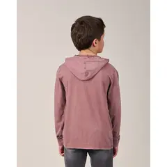 POLEMIC - Polera procesada manga Larga y gorro - Polemic Kids