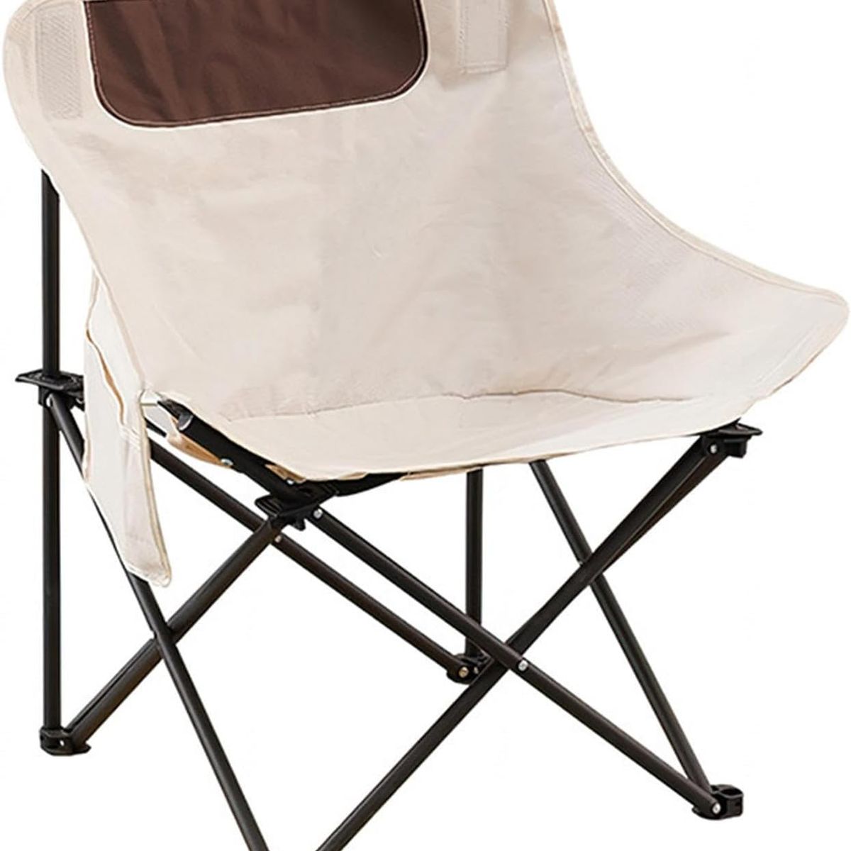 GENERICO - SILLA PLEGABLE PARA EL AIRE LIBRE COLOR BLANCO