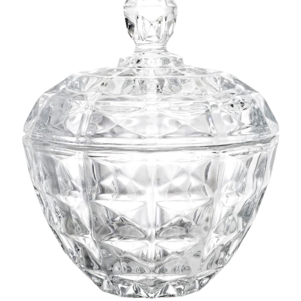 GENERICO - Bombonera Azucarero Caramelera Decorativa Vidrio Elegante