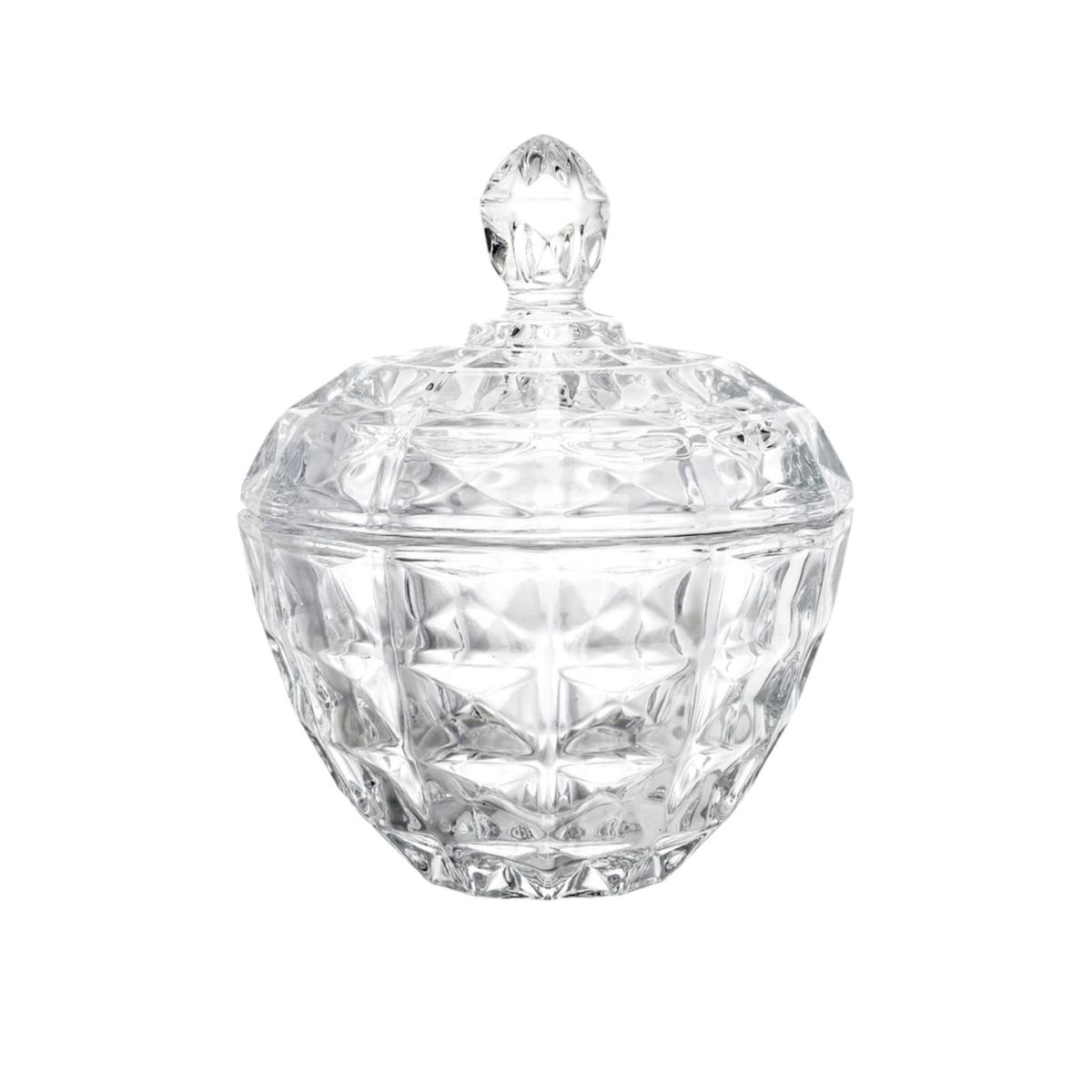 GENERICO - Bombonera Azucarero Caramelera Decorativa Vidrio Elegante