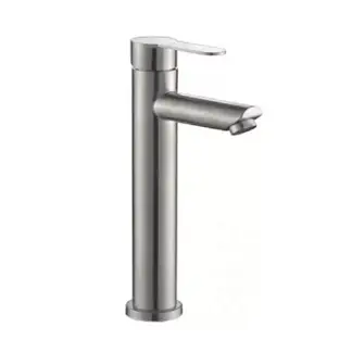 TAUMM - Monomando Lavamanos Alto Moderno Inoxidable 31cm