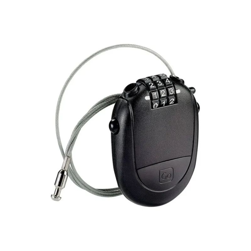GO TRAVEL - Candado Con Cable Retráctil