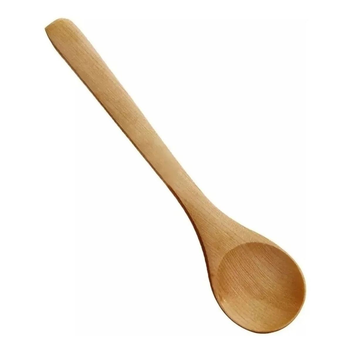 GENERICO - Set 6 Cucharas Bambú Reutilizable Cucharitas Pebre Dip Salsa.