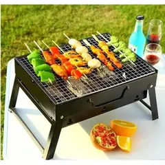 GENERICO - Mini Parrilla Plegable De Carbon Portatil Parrillera