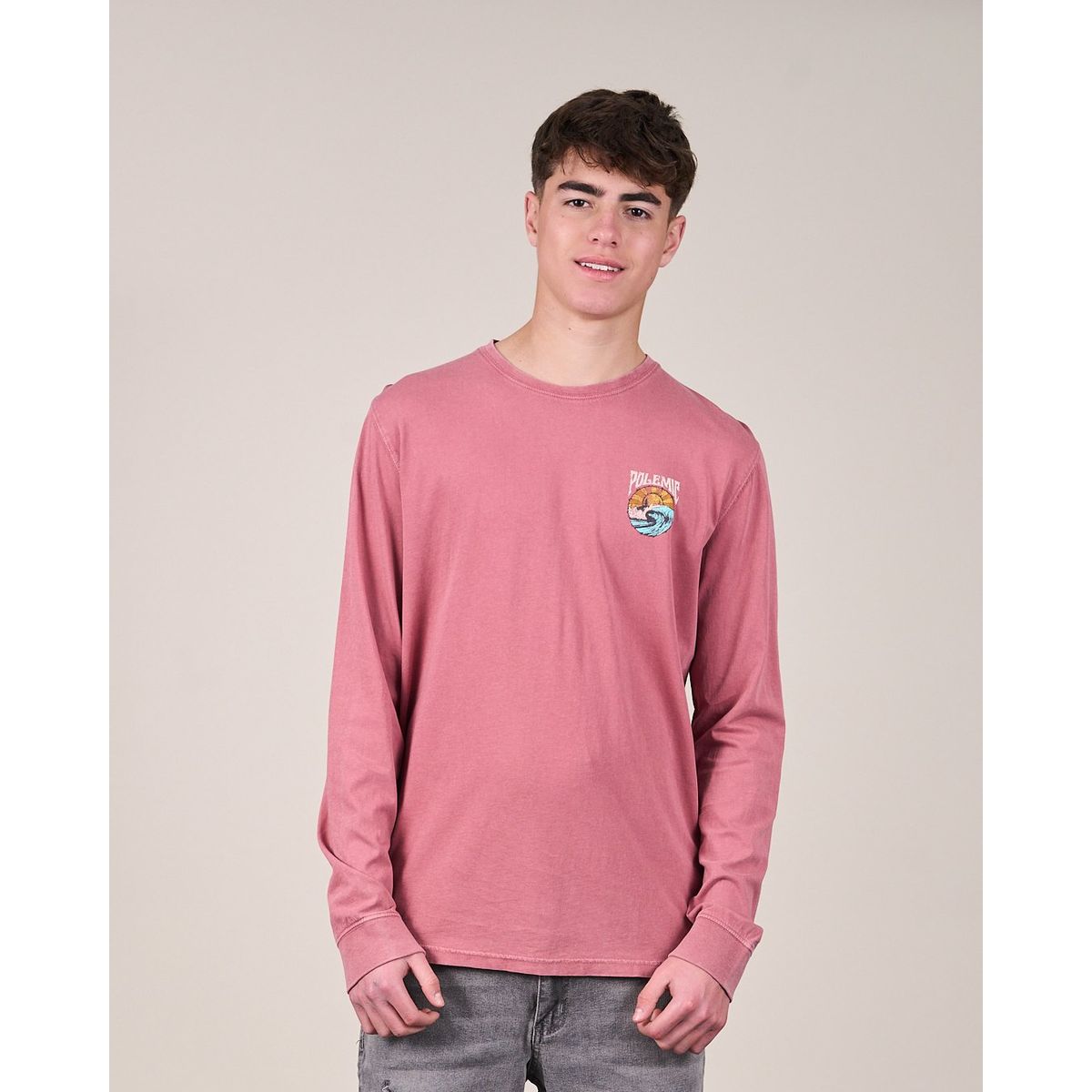 POLEMIC - Polera procesada manga Larga VV631 - Polemic