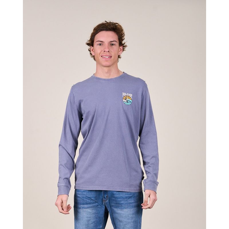 POLEMIC - Polera procesada manga Larga VV631 - Polemic