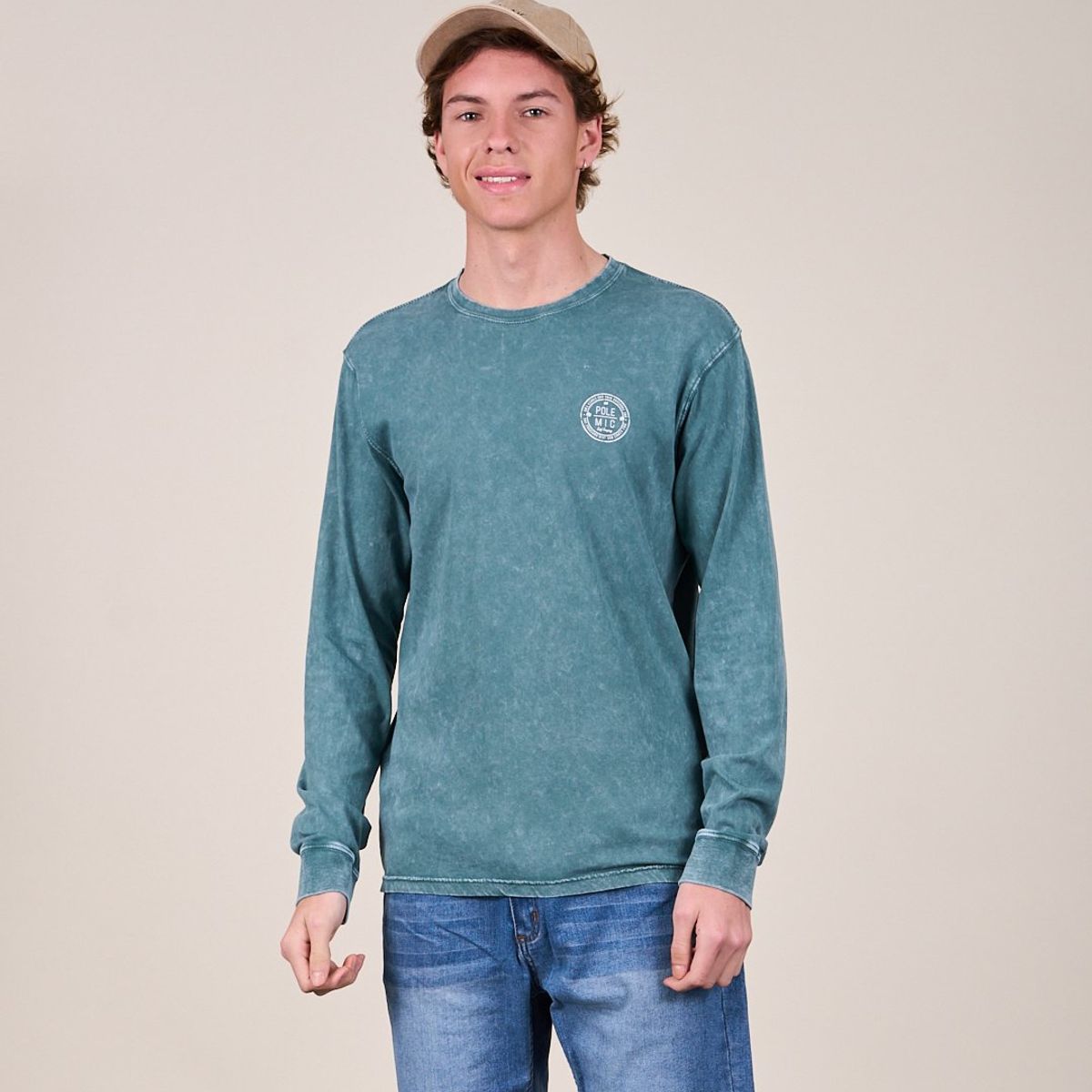 POLEMIC - Polera procesada manga Larga VV631 - Polemic
