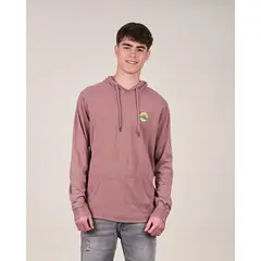 POLEMIC - Polera procesada manga Larga y gorro VV6312 - Polemic_.