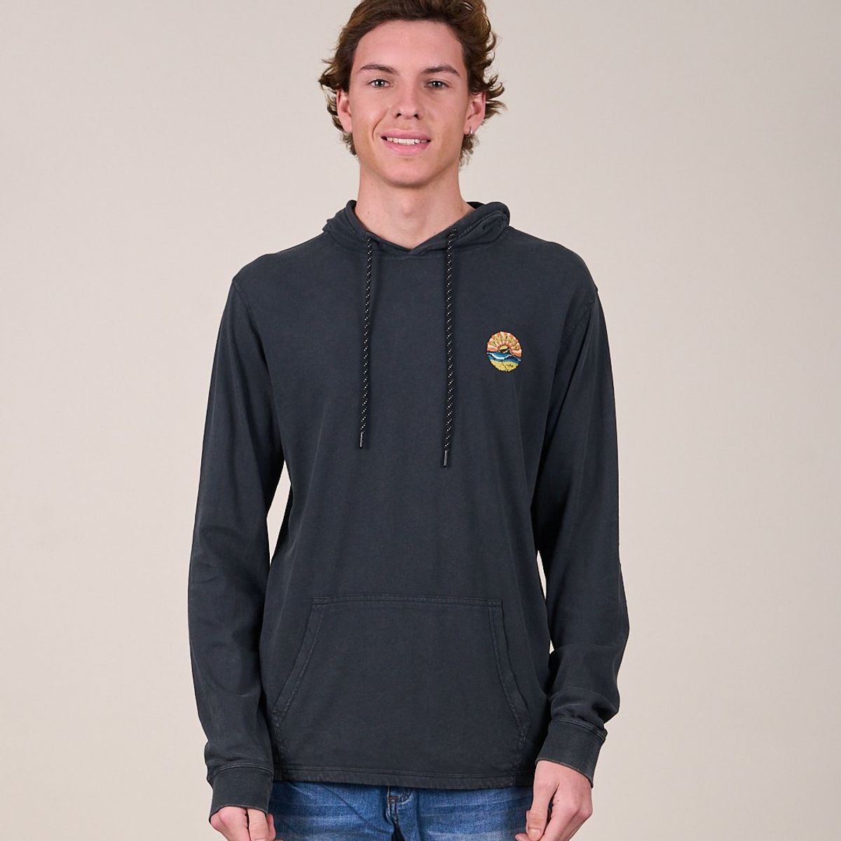 POLEMIC - Polera procesada manga Larga y gorro VV6312 - Polemic