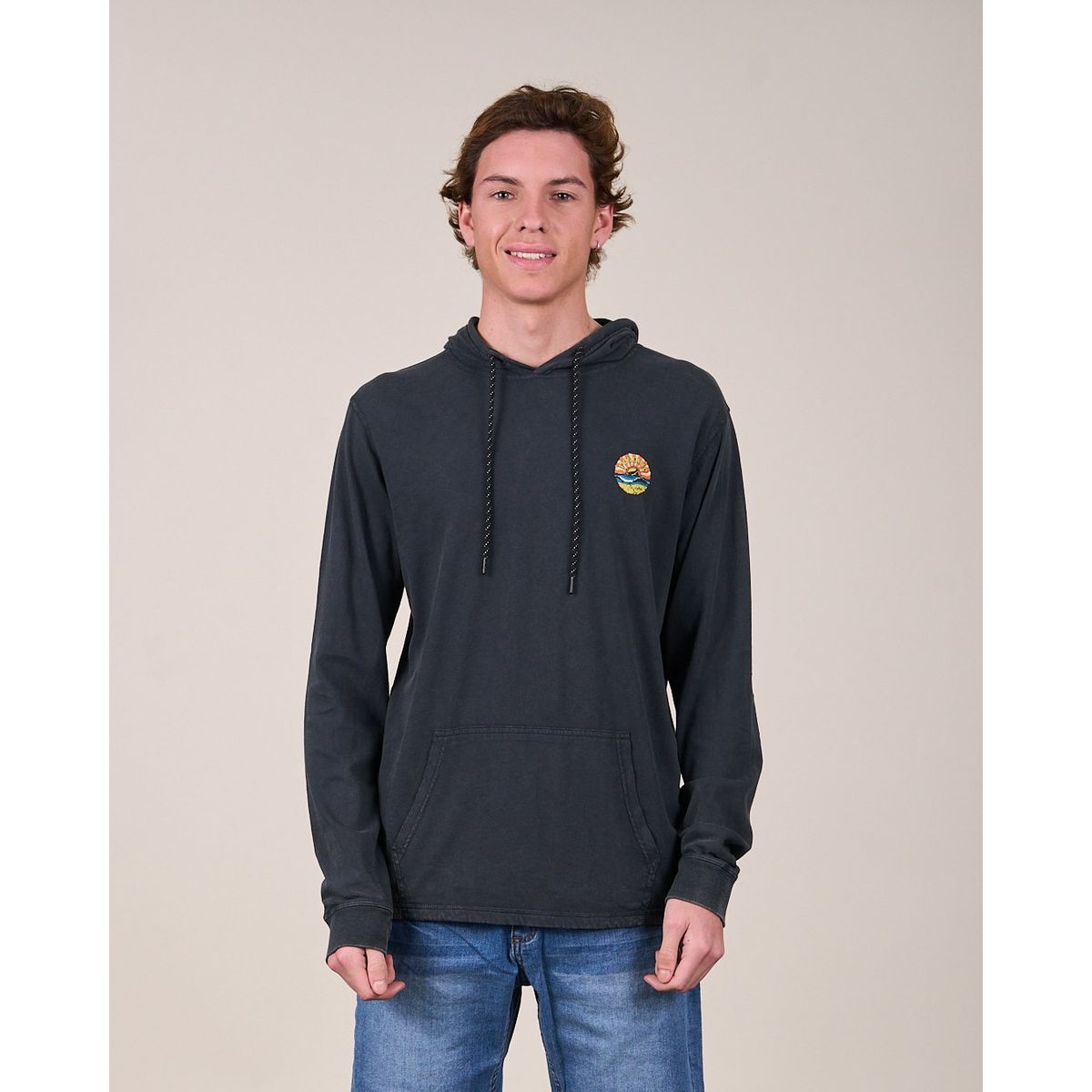 POLEMIC - Polera procesada manga Larga y gorro VV6312 - Polemic