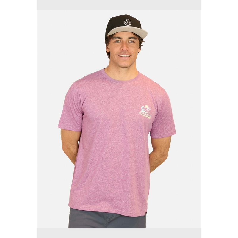 MAUI AND SONS - Polera MC Maui Beach Burdeo Hombre Maui And Sons