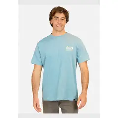 MAUI AND SONS - Polera MC Surfing Since Azul Hombre