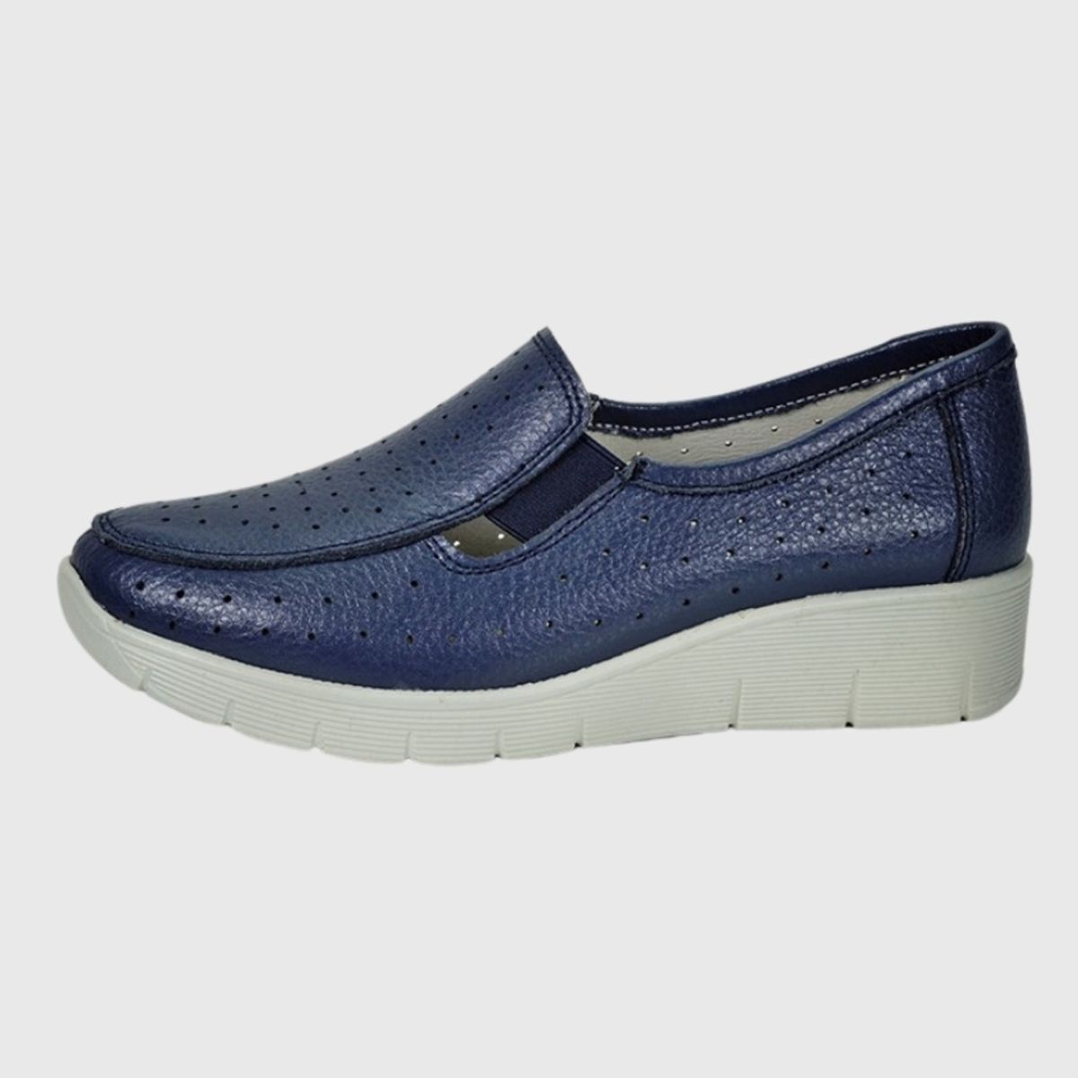 DEGAS - Mocasín Cuero Aranna Azul DEGAS