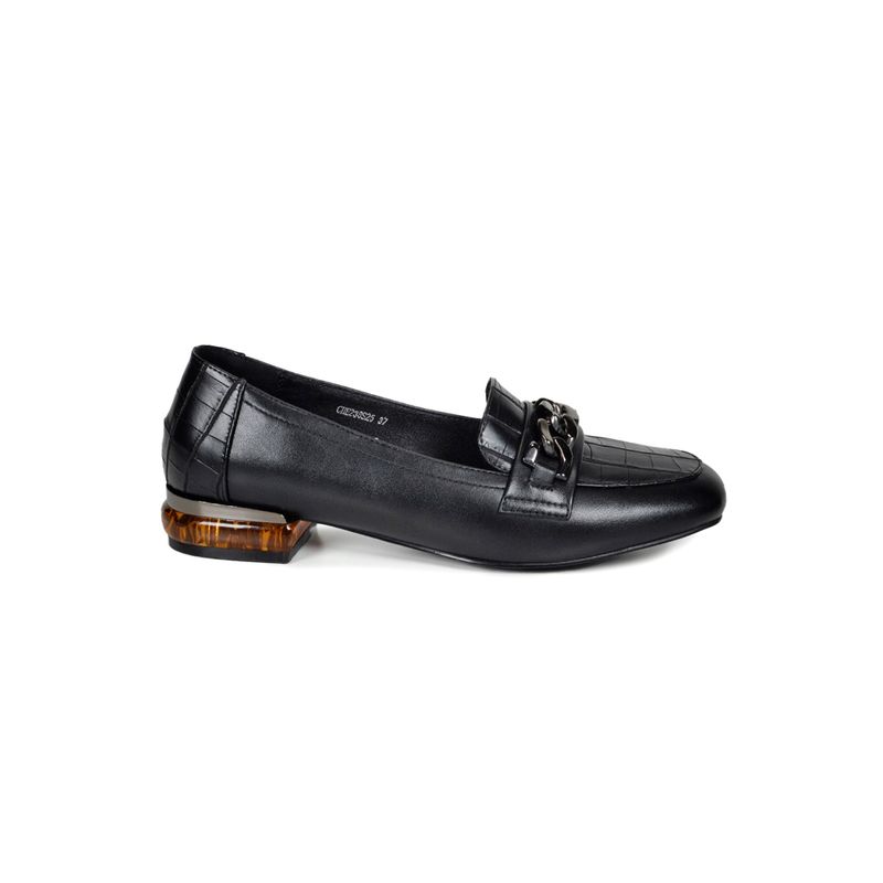 EDA MANZINI - Mocasín Mara Negro EDA MANZINI
