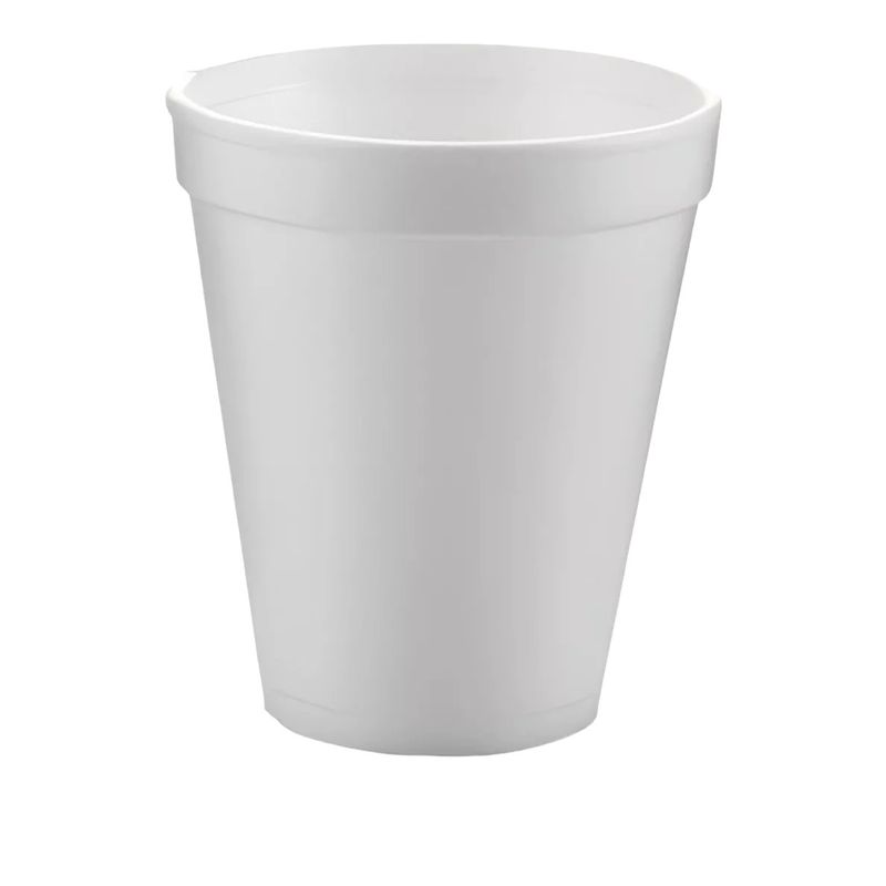 GENERICO - 500 Vasos Desechables Plumavit 8 Onzas 240 Ml