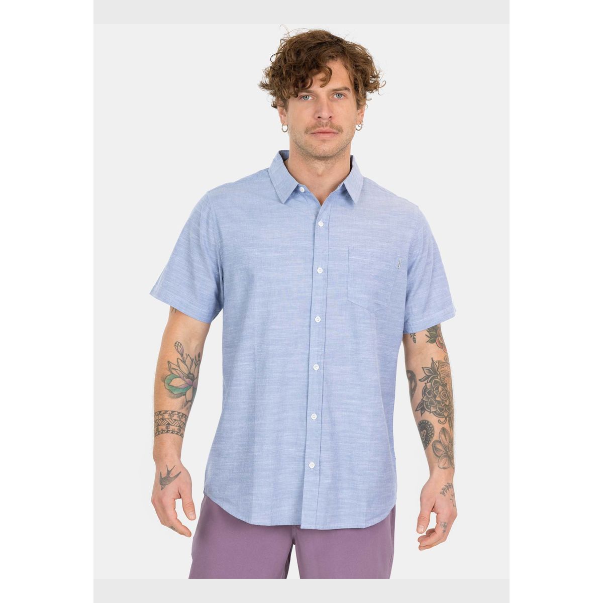 MAUI AND SONS - Camisa MC Fantasy Sty Celeste Hombre Maui And Sons