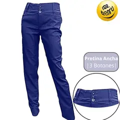 MR HENRY - Pantalón - Escolar - Mujer Pretina Ancha
