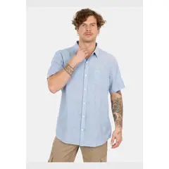MAUI AND SONS - Camisa MC Mirabe Azul Hombre