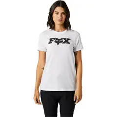 FOX RACING - Polera Mujer FOX Manga Corta BRACER Blanco