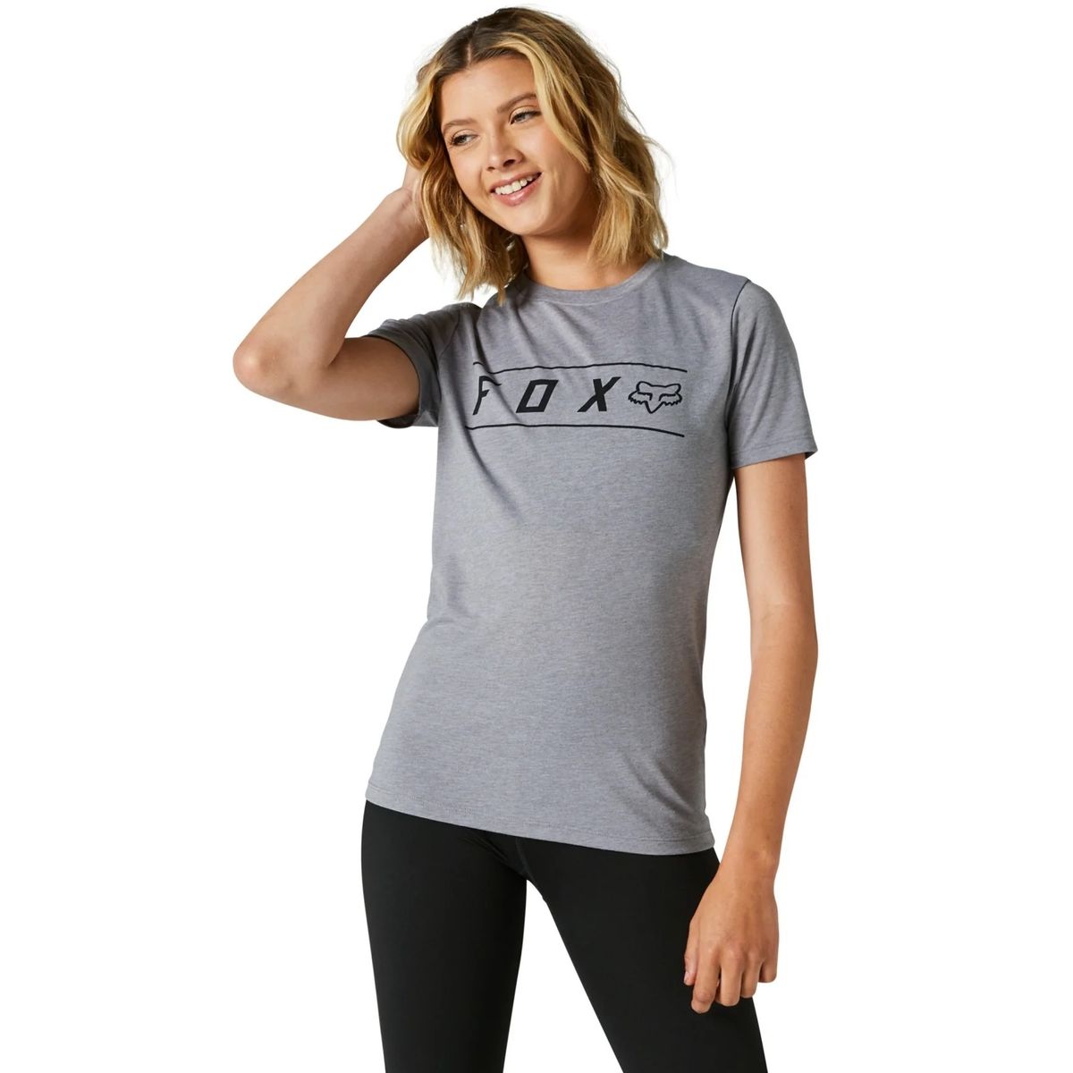FOX RACING - Polera MUJER FOX PINNACLE Gris
