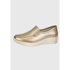 DEGAS - Mocasín Cuero Aranna Dorado
