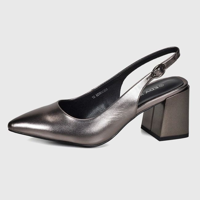 EDA MANZINI - Sandalia Gadea Plateado Oscuro EDA MANZINI