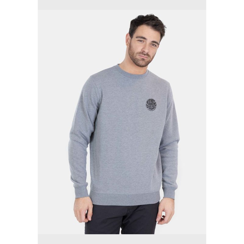 RIP CURL - Poleron CR Daaye Gris Hombre Rip Curl
