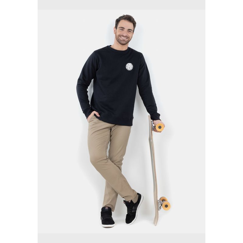 RIP CURL - Poleron CR Daaye Negro Hombre Rip Curl
