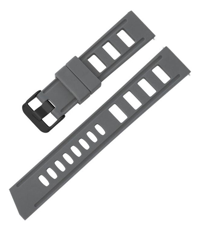 Correa Reloj Caucho Fkgj Variedad Colores 20mm 22mm Gris 20