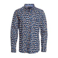 Camisa Estampada Azul
