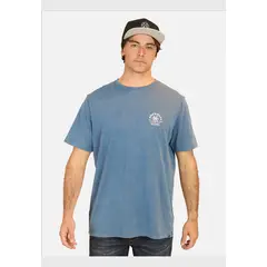 MAUI AND SONS - Polera MC Established Tees Azul Hombre