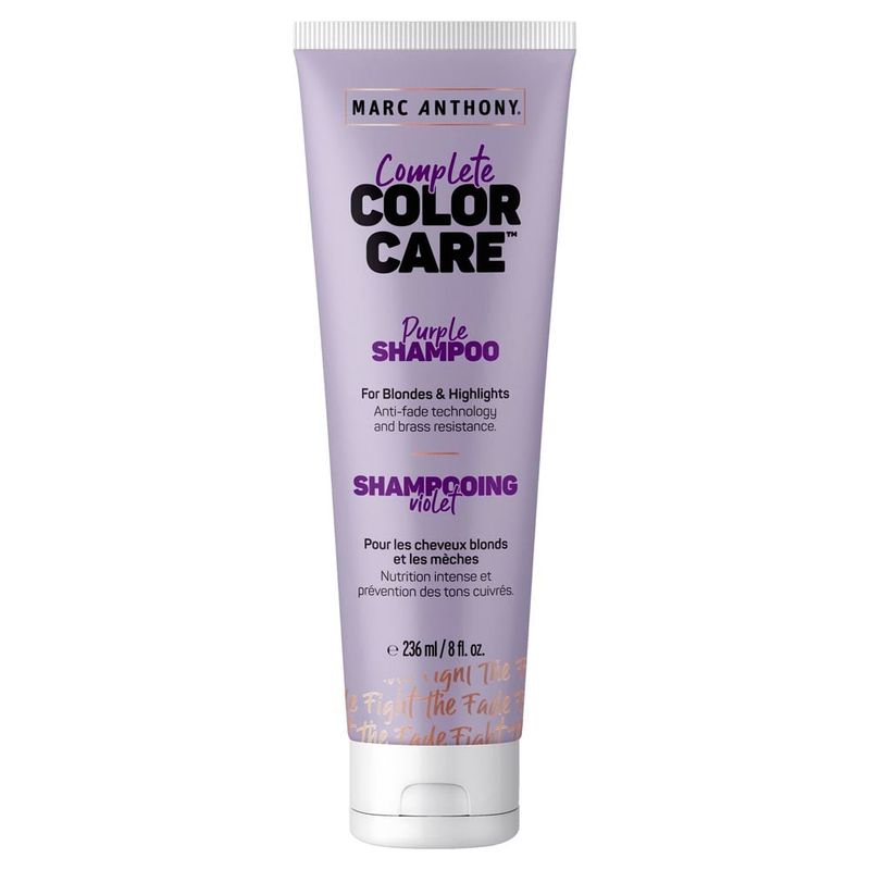 MARC ANTHONY - Shampoo  Cabello Tenido Purple  Complete Color Care Purple