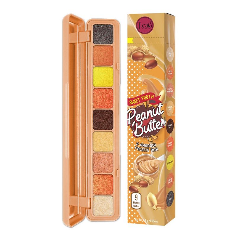 J CAT - Paleta sombras de ojo Sweet Tooth Peanut Butter