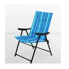 ANGELES DEL HOGAR - Silla reposera Jardin Playa Camping Azul Plegable