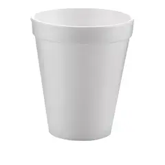 GENERICO - 75 Vasos Desechables Plumavit 10 Onzas 300 Ml
