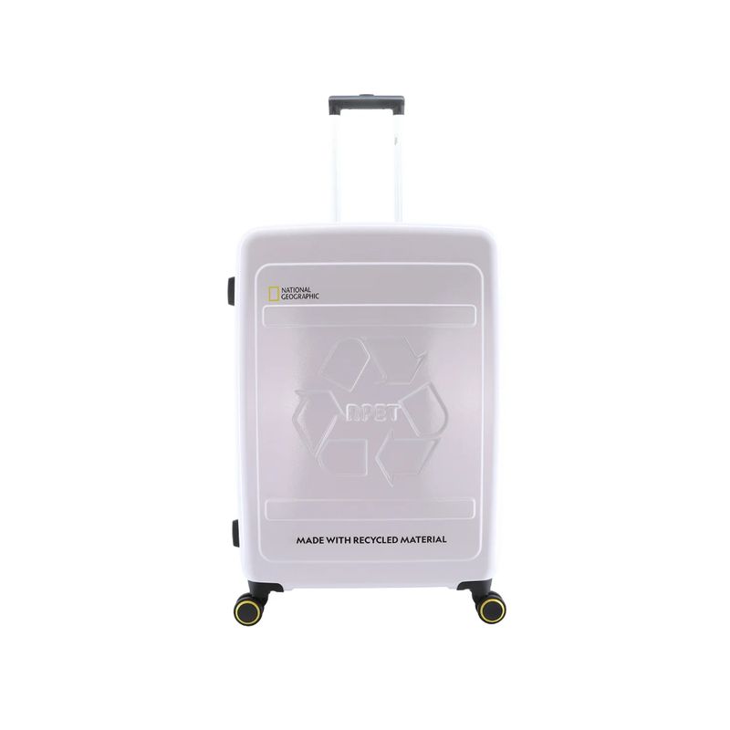 NATIONAL GEOGRAPHIC - Maleta (M) Rpet 71 Lts National Geographic Blanco Balance