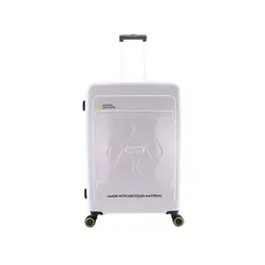 NATIONAL GEOGRAPHIC - Maleta (M) Rpet 71 Lts Blanco Balance-