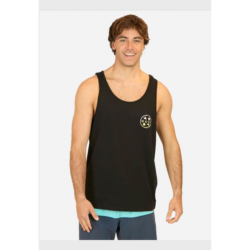 MAUI AND SONS - Polera SM Vintage Gradient Negro Hombre Maui And Sons